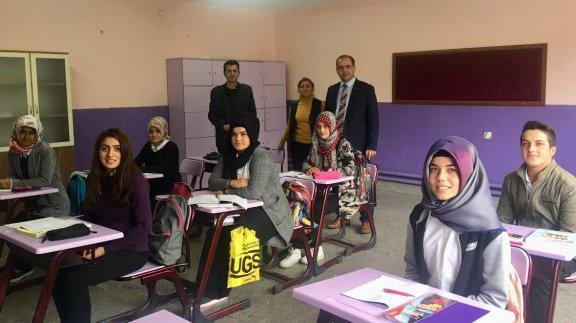 Şehit Mustafa Tünel Anadolu Lisesini ziyaret edip öğretmen ve öğrencilerimizle görüştük