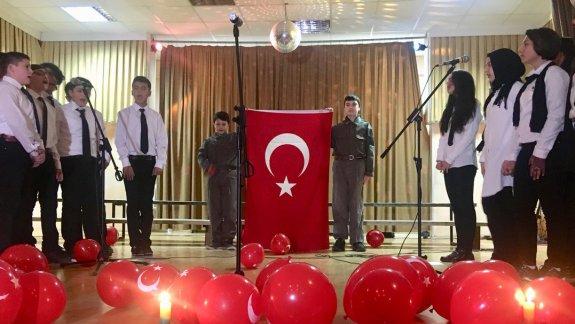 Final Ortaokulu´nun hazırladığı, 10 Kasım Atatürkü anma programına katıldık