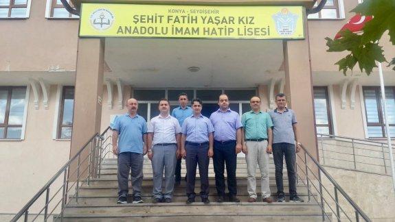 Şehit Fatih Yaşar Kız Anadolu İmam Hatip Lisesini, sayın kaymakamımızla birlikte ziyaret edip yapılan çalışmaları inceledik.