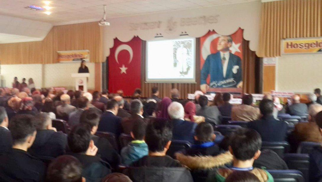 12 Mart İstiklal Marşımızın kabulü ve Mehmet Akif Ersoyu anma günü programına katıldık.