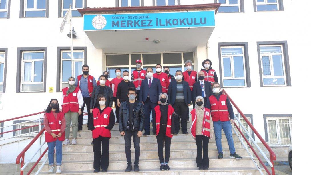 Merkez İlkokulu ile Kızılay işbirliğinde Kan Bağışı Kampanyası yapıldı.