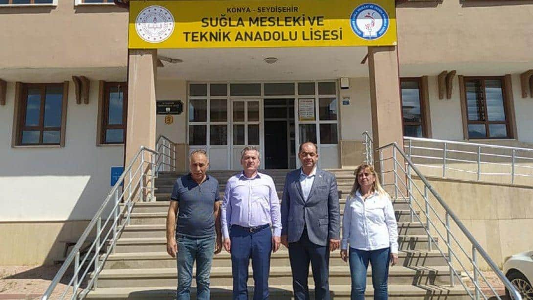 İl Milli Eğitim Müdürümüz sayın Murat Yiğit ile birlikte, Suğla Tarım Mesleki ve Teknik Anadolu Lisesinde yapılan çalışmaları inceledik.
