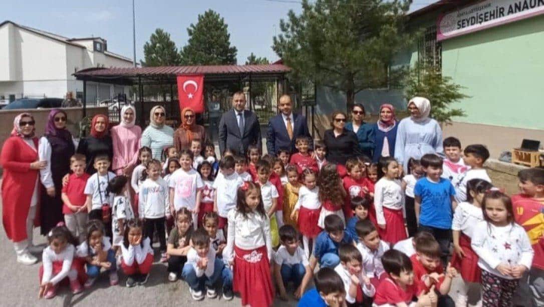 Seydişehir Anaokulunun hazırladığı 23 Nisan Ulusal Egemenlik Çocuk Bayramı etkinliğine katıldık.